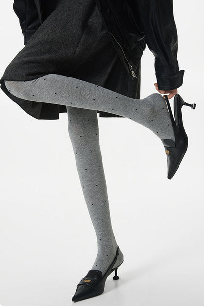 Versatile Moisture Wicking Polka Dot Tights