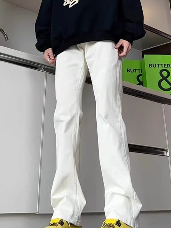 American Retro Micro-Boob Flare Jeans