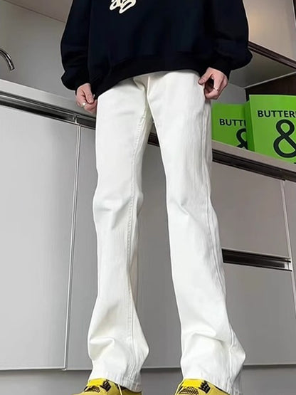 American Retro Micro-Boob Flare Jeans