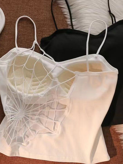 Spiderweb Padded Cami Top