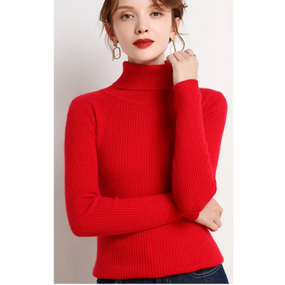 Jersey informal de manga larga y corte ajustado para mujer | Ideal para otoño/invierno