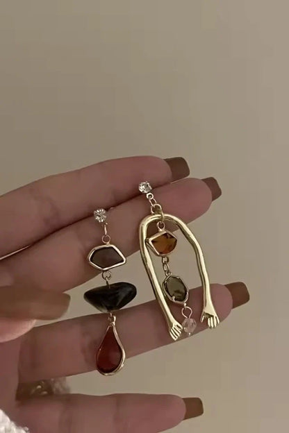 Abstract Dangle Art Earrings