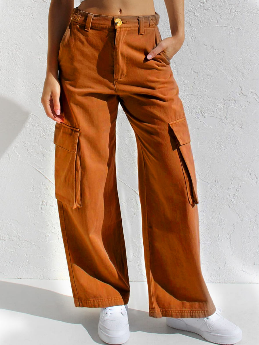 Straight-leg Denim Jeans