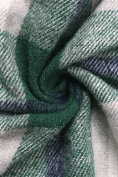 Vintage Plaid Woolen Jacket