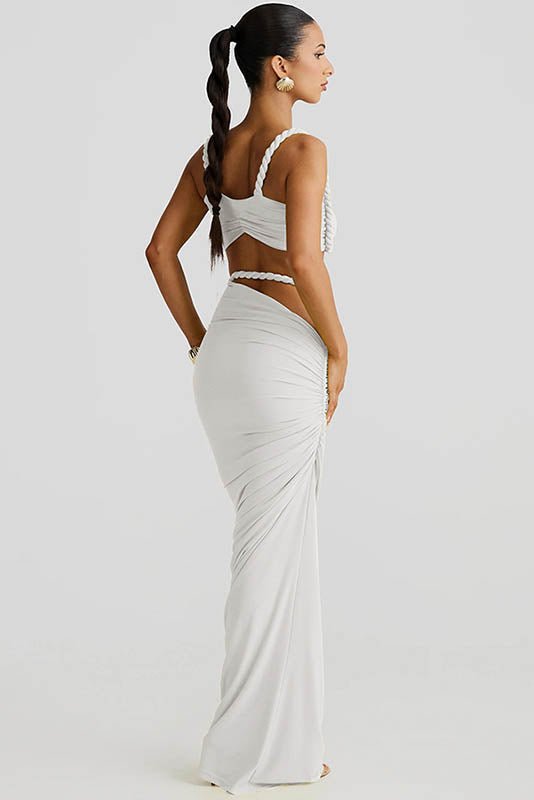 Conjunto de falda brisa de albaricoque