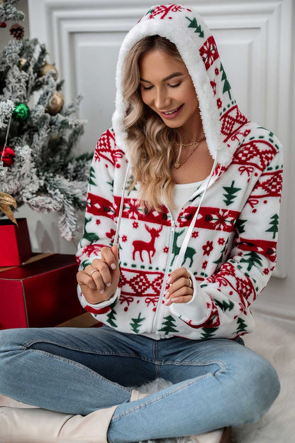 Cárdigan navideño festivo