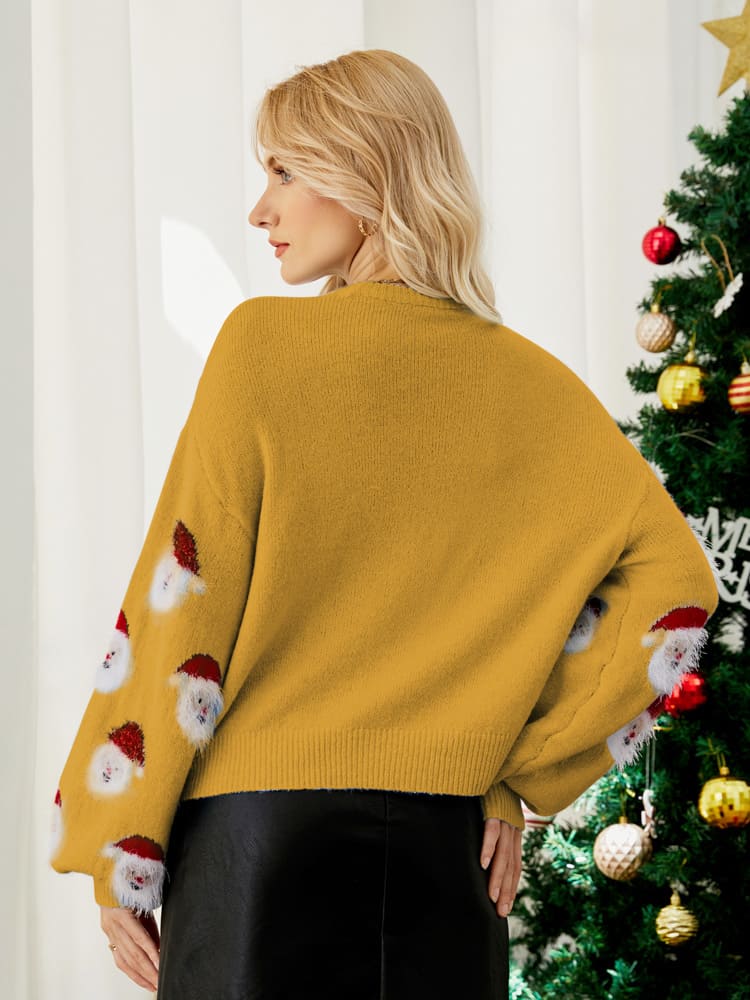 Suéter de punto de Papá Noel 