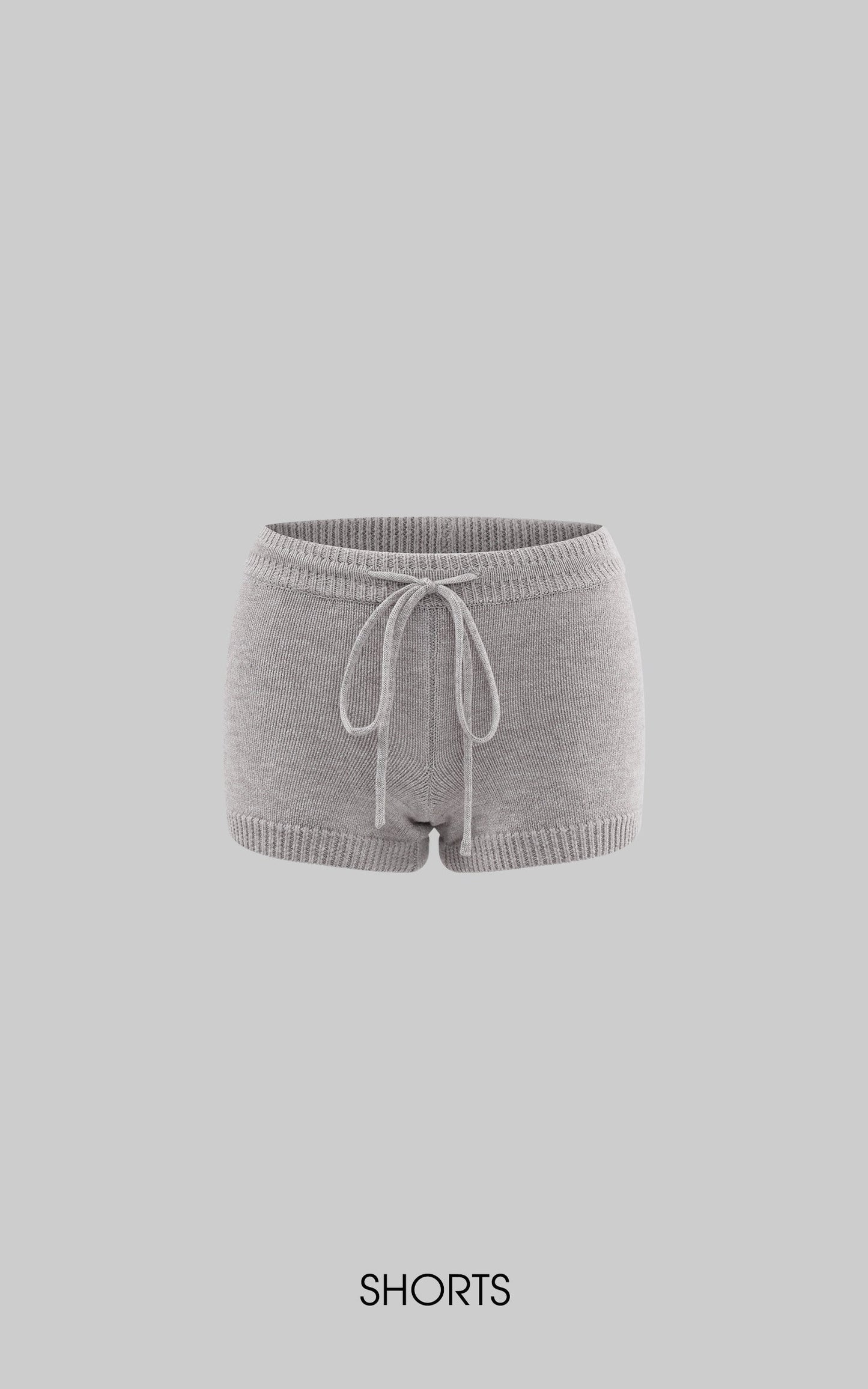 Knit Devil-Horn Top and Shorts Set