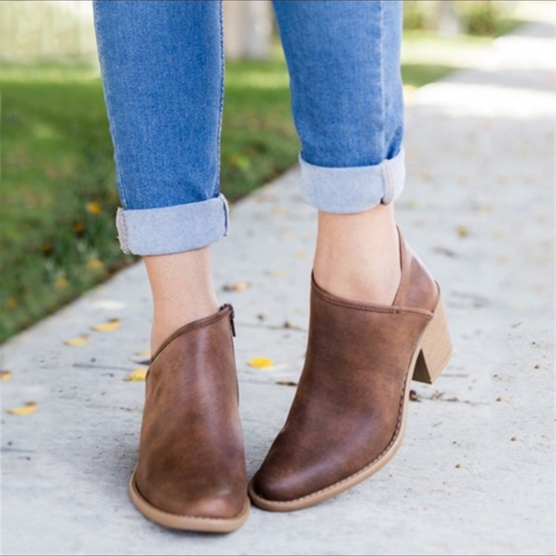Botas elegantes con tacón para mujer | Ideales para el día a día