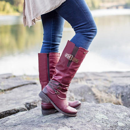 Botas vaqueras con tacón para mujer | Ideales para días informales