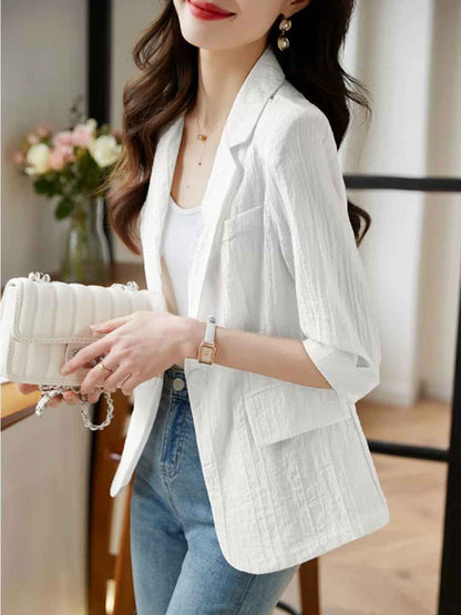 Sydney Casual Solid Color Suit Shirt