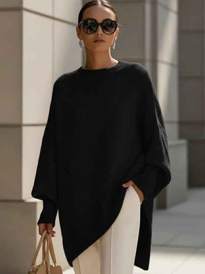 Loose-fit Lazy Longline Knitwear Sweaters