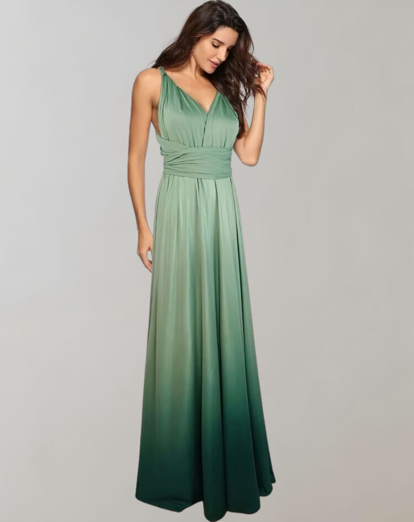 Vestido largo sin mangas con bandage infinito para mujer | Ideal para primavera/verano