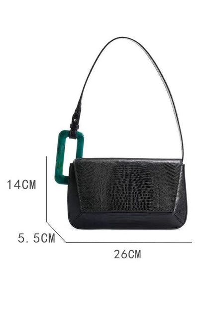 Bolso de patchwork con bloques de colores de moda y estilo lindo