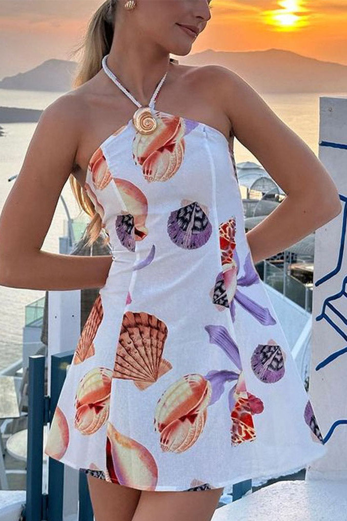 Vestido mini Freya - Ramo junto al mar