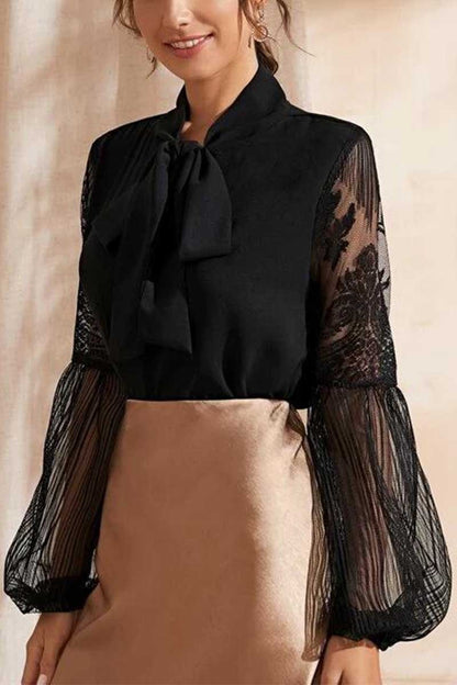 Bow Lace Top