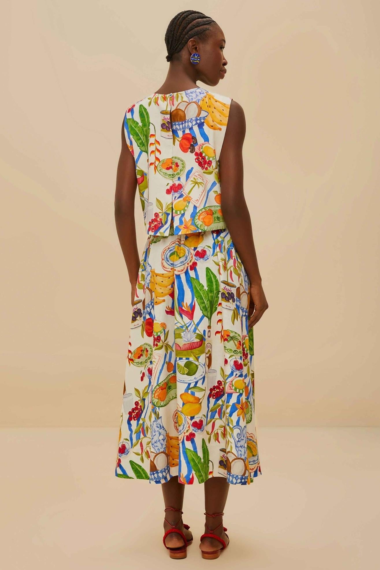 Conjunto de falda de color frutal Holiday Joy