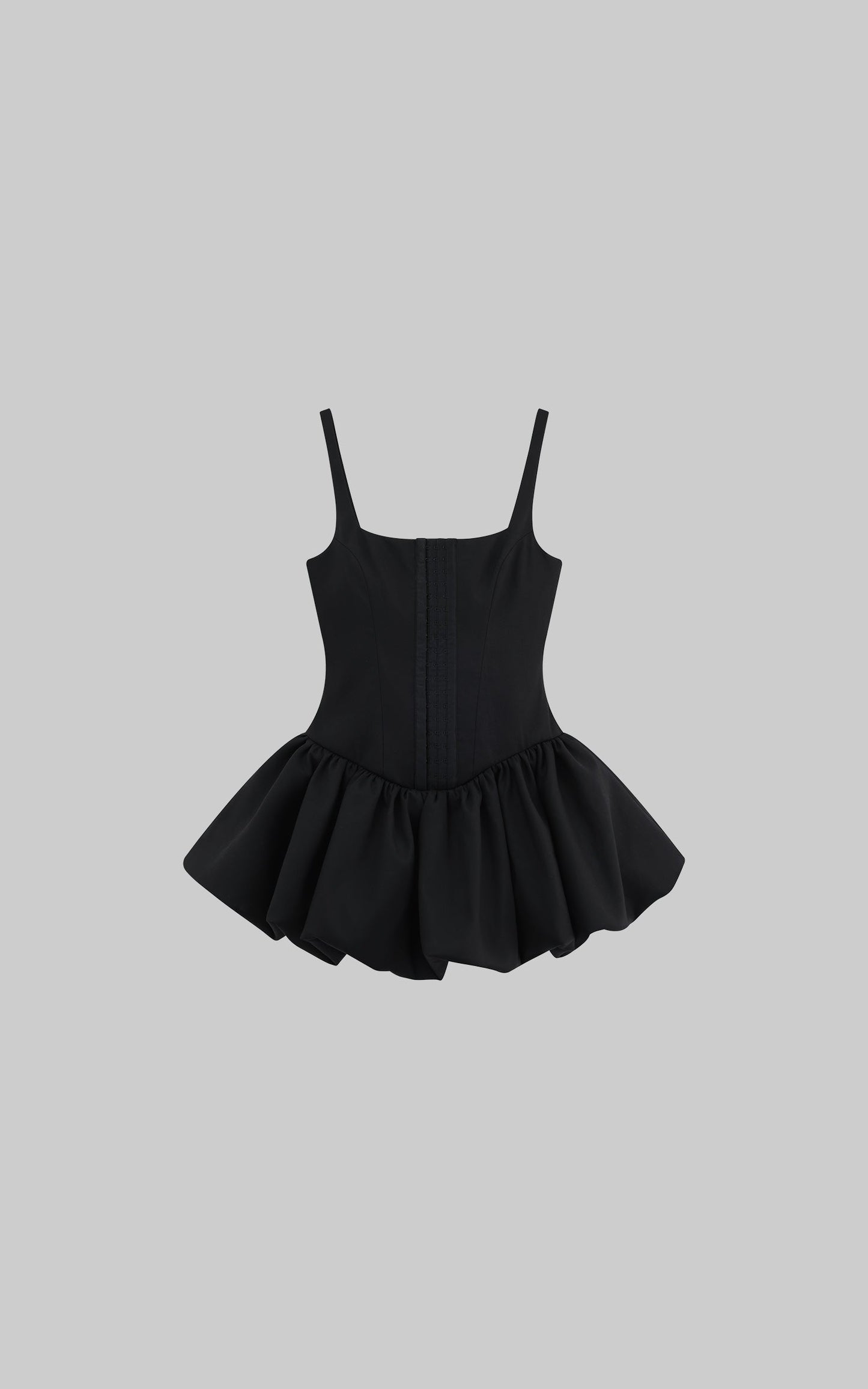 French-Inspired Corset Puff Dress