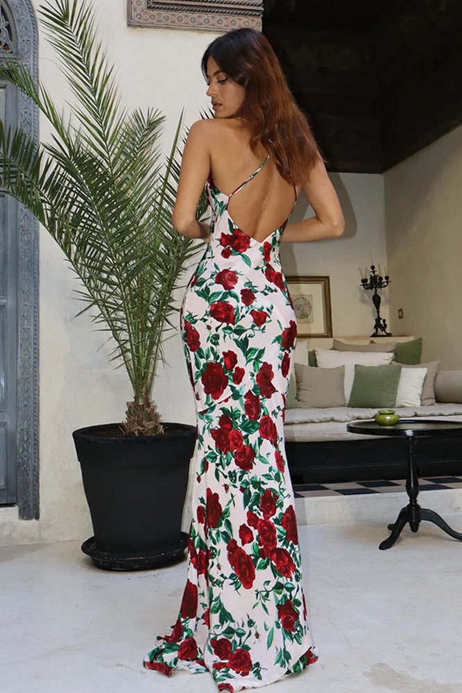 Susurros de primavera – Vestido floral con cuello en V