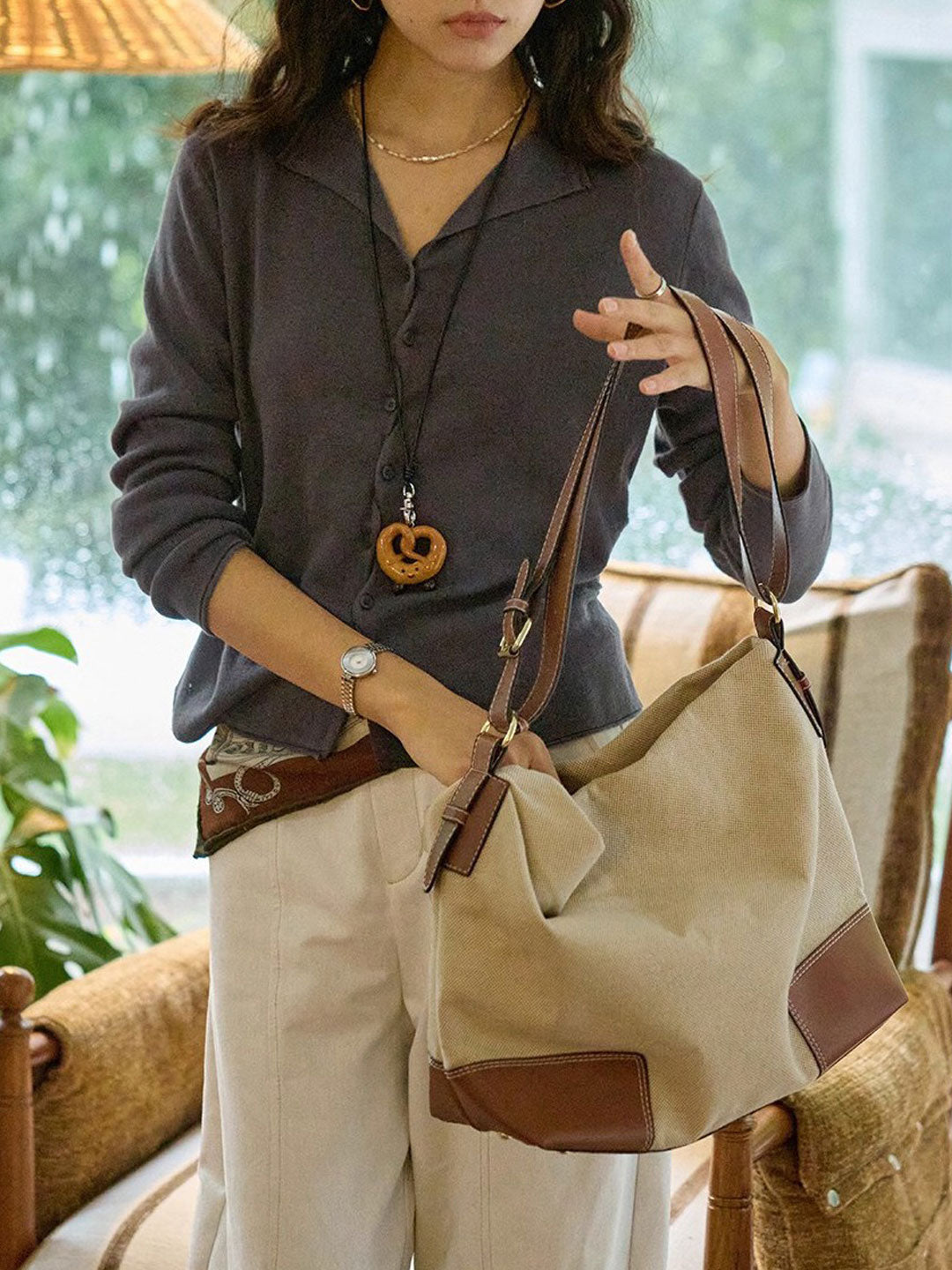 Mia Classic Lapel Knitted Cardigan