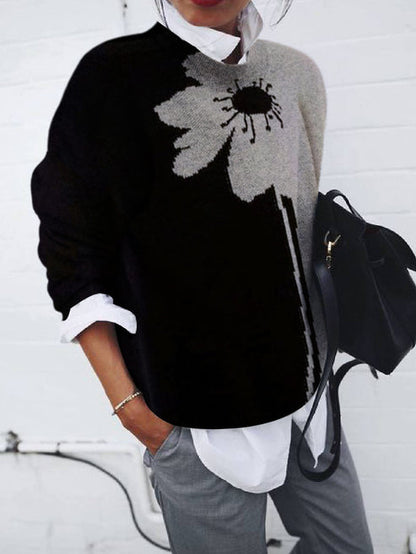 Suéter de cachemira sencillo y versátil para mujer con un toque especial | Ideal para otoño/invierno