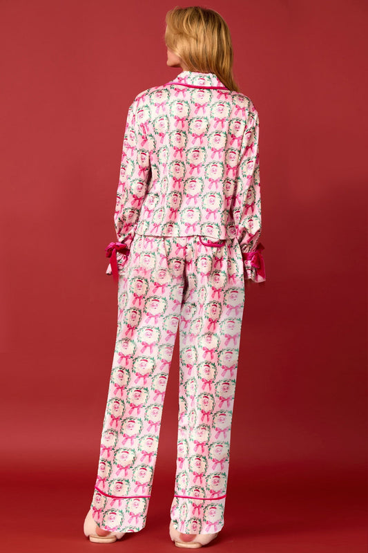 Conjunto largo de pijama con personajes navideños Sprint