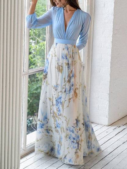 Zara | Elegant Floral Maxi Dress