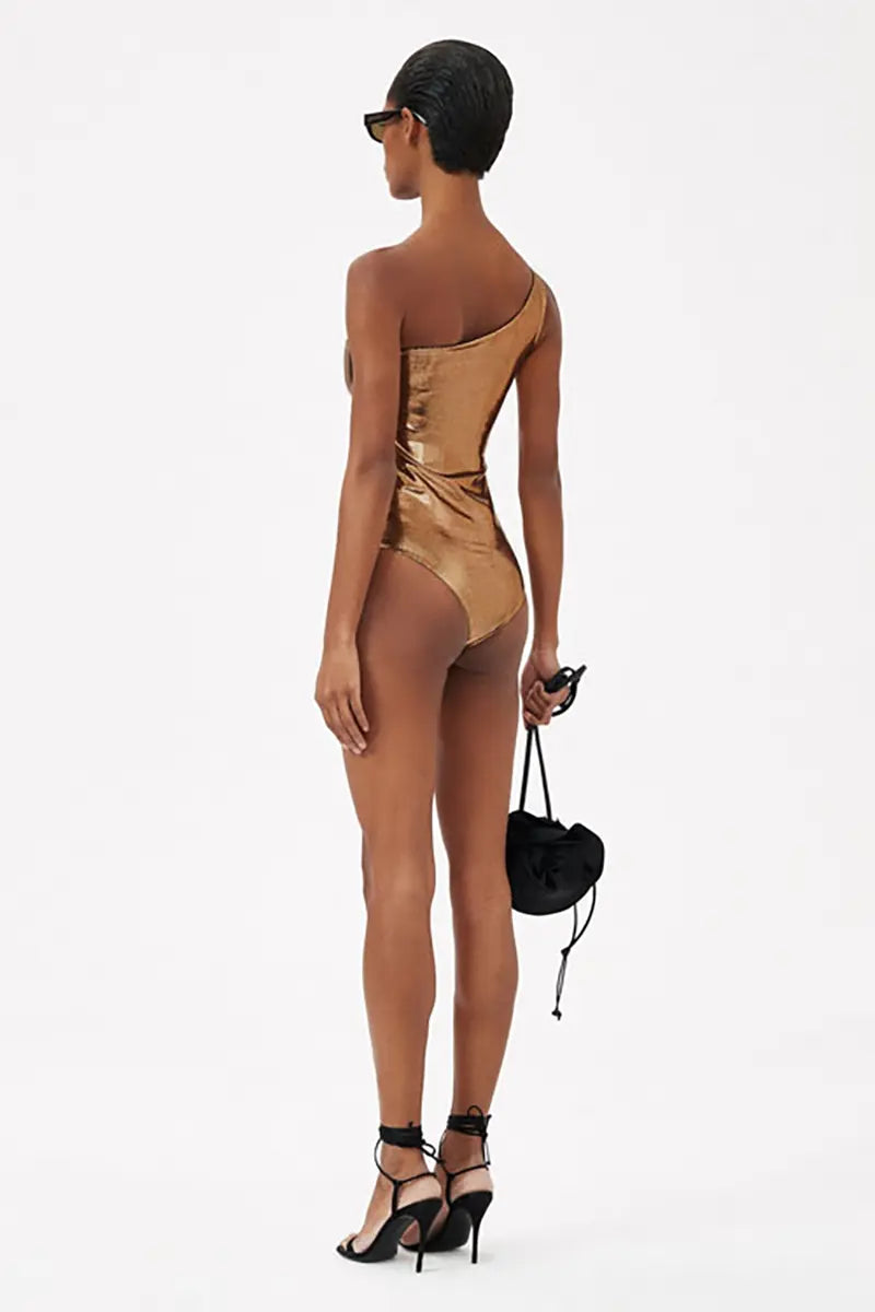 Conjunto de traje de baño con recorte floral