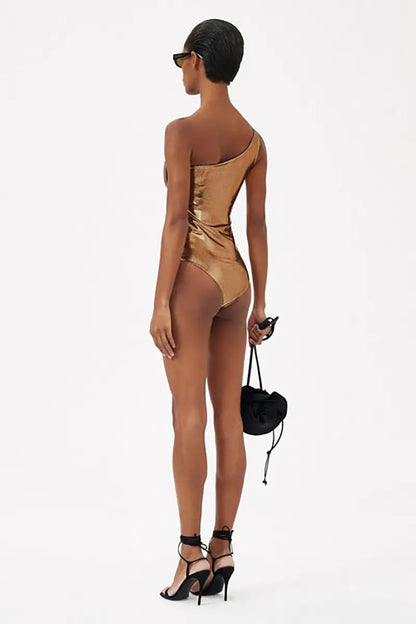 Conjunto de traje de baño con recorte floral