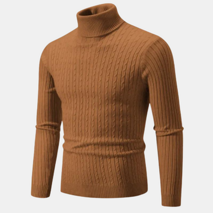 Jared - Jersey de punto de cuello alto - Clásico - - Ideal para otoño/invierno