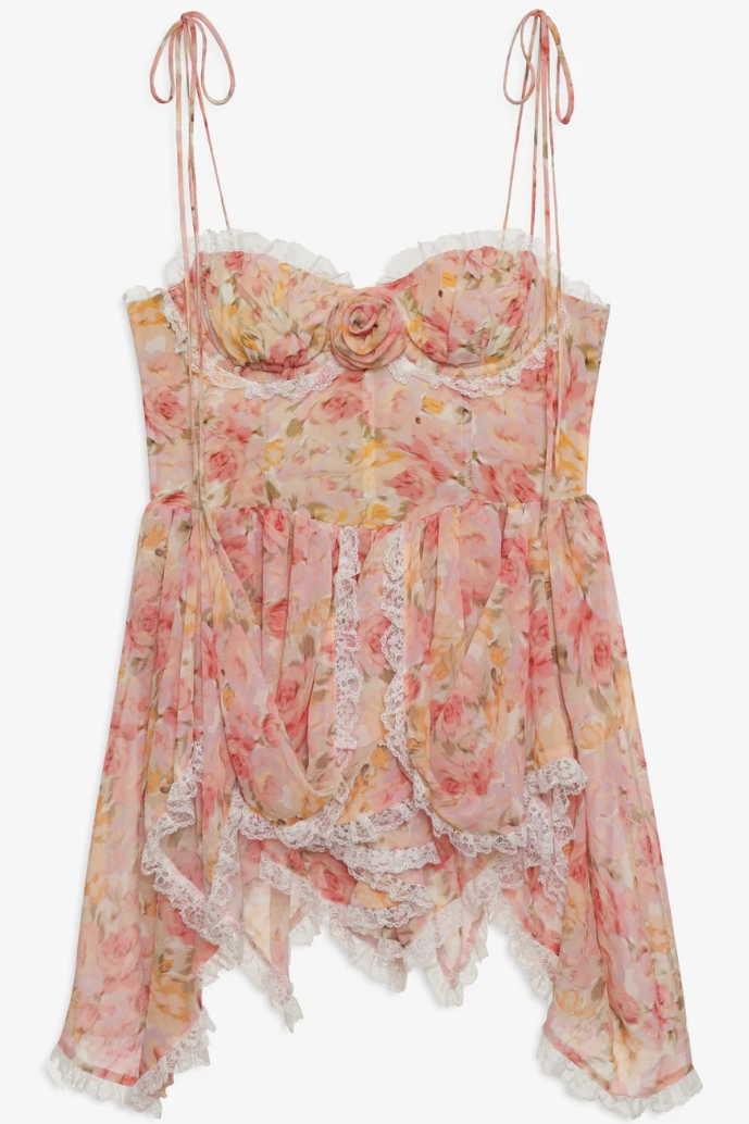 Vestido mini asimétrico Elea