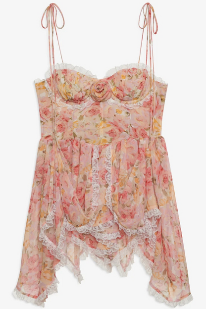 Vestido mini asimétrico Elea