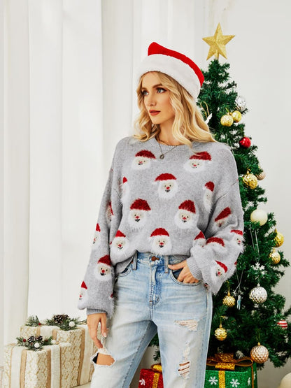 Suéter de punto de Papá Noel 
