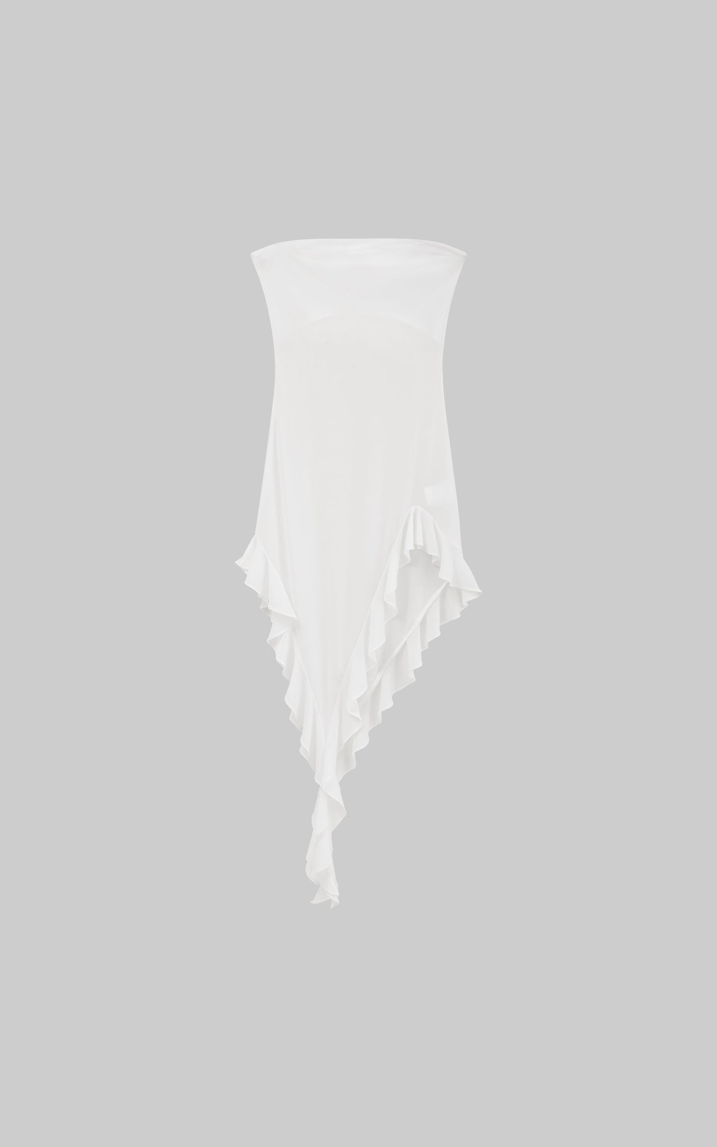 Asymmetric Ruffle Dress