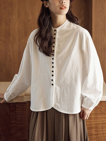 Trinity Loose Solid Color Shirt