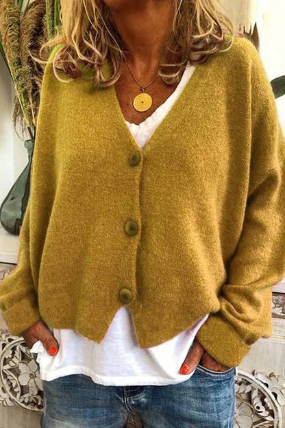 Casual Loose Knitted Cardigan ( 6 Colors )