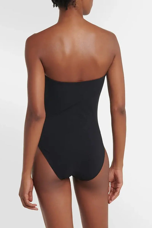 Conjunto de traje de baño de una pieza con bloques de color