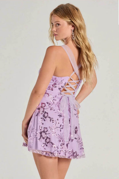 Minivestido de lentejuelas Glam Night