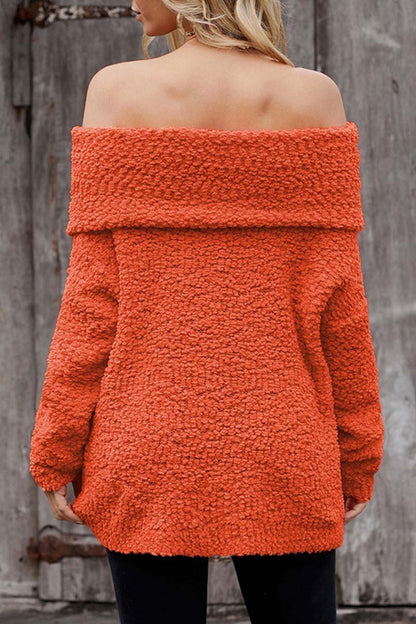 Off Shoulder Sexy Sweaters