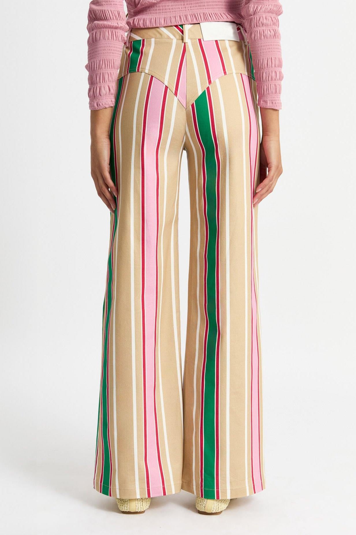 Leroy Brown Striped Twill Pants