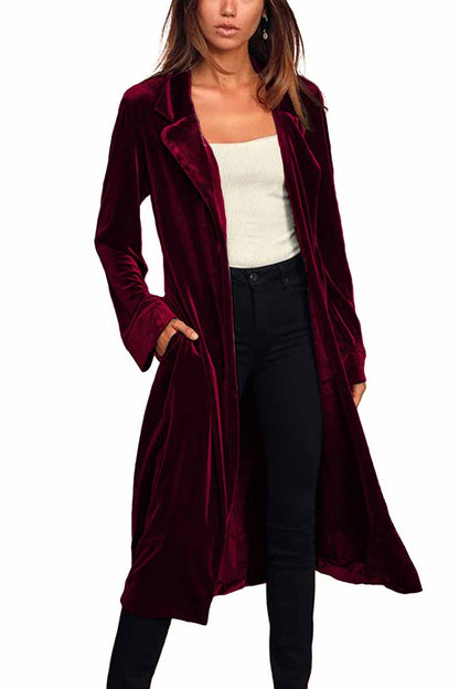 Solid Gold Velvet Cardigan