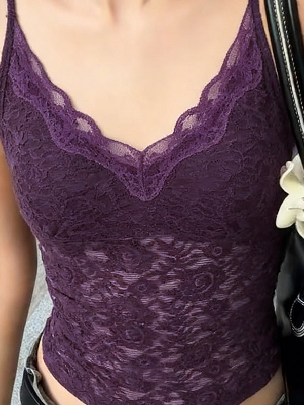 Retro V-Neck Cami Top