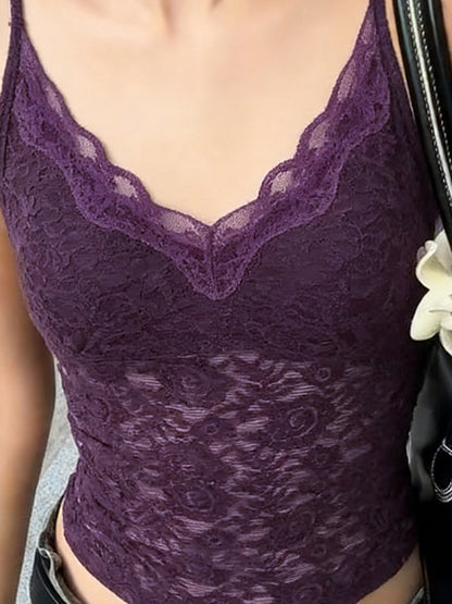 Retro V-Neck Cami Top