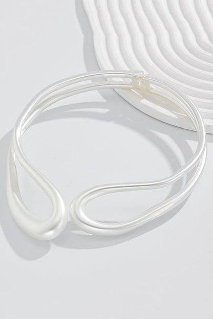 Fashion Alloy Twisted Double Layer Jewelry