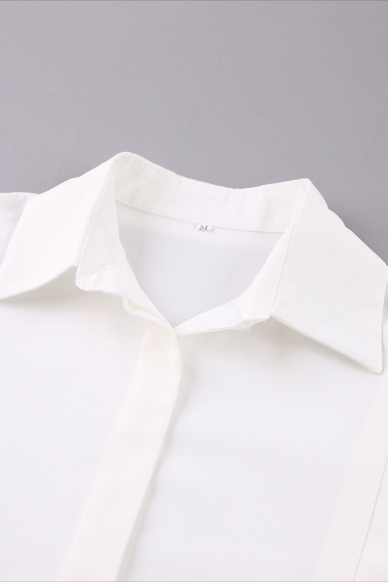 Elegant Structured Shoulder Blouse