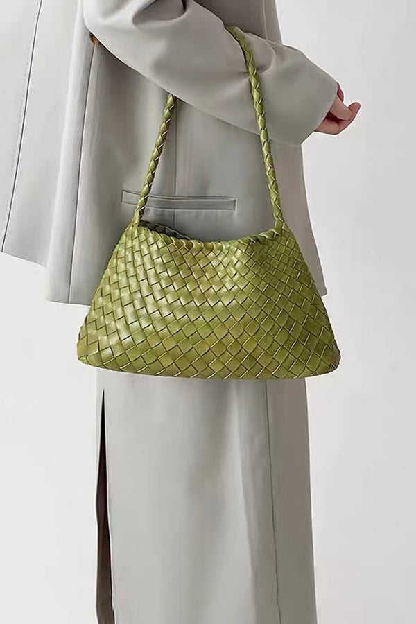 Hand-woven Vintage-style Underarm Shoulder Bag