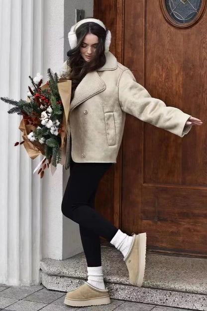 Double-Sided Fleece Loose Warm Jacket