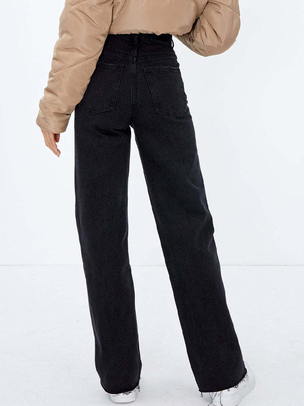 Vintage Loose Straight Boyfriend Jeans