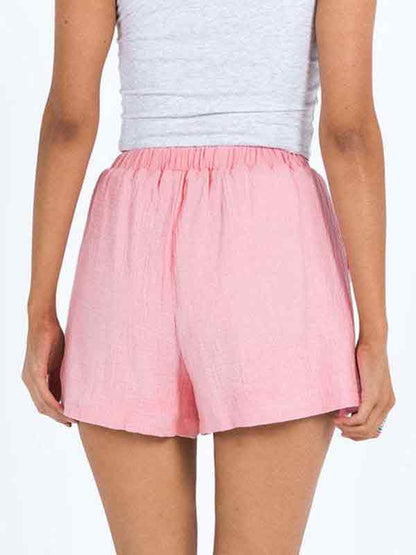 Casual Solid Color Shorts