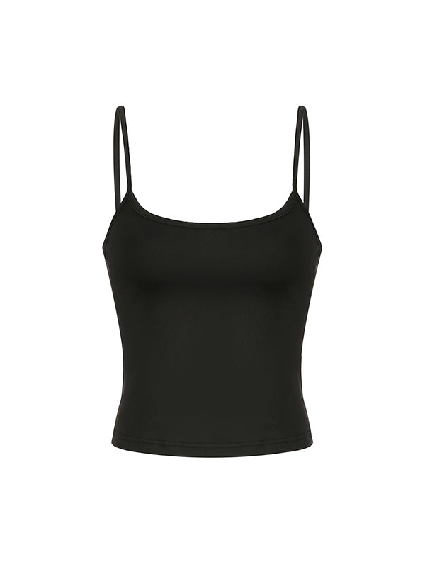 Tight Slimming Solid Color Foundation Cami Top